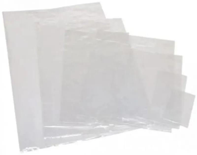 Polyethylene bags in various sizes